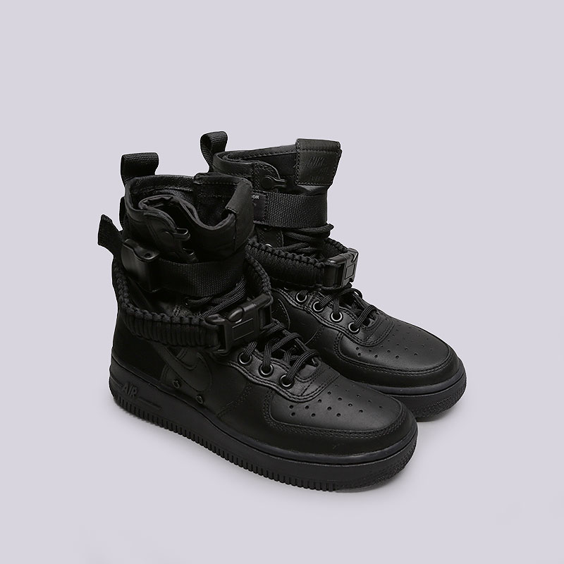 женские черные кроссовки Nike WMNS SF Air Force 1 857872-005 - цена, описание, фото 2